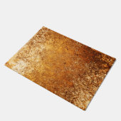 Roodbruin Rustic Weathered Grunge Koper Deurmat (Schuin)