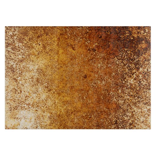 Roodbruin Rustic Weathered Grunge Koper Snijplank (Voorkant)