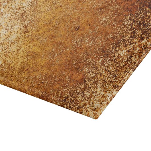 Roodbruin Rustic Weathered Grunge Koper Snijplank (Hoek)