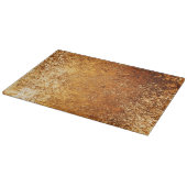 Roodbruin Rustic Weathered Grunge Koper Snijplank (Hoek)