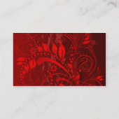 roodbruin visitekaartje (Achterkant)