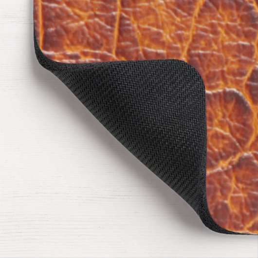 Roodbruine alligator huidafdruk Muismat (Hoek)