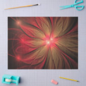 Roodbruine bloem tissuepapier (Craft)