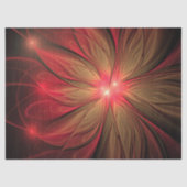 Roodbruine bloem tissuepapier (Voorkant)