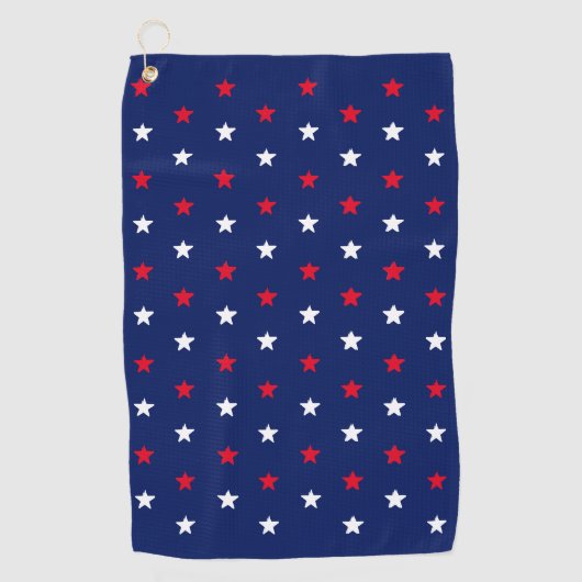 roodbruine marinier golfhanddoek (Voorkant)