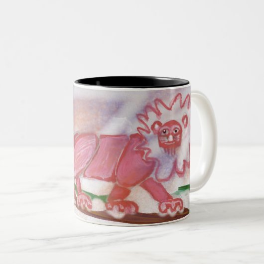 roodbruine mok (Voorkant rechts)