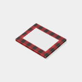 roodbruine rode buffelpartij in de winter post-it® notes (Schuin)
