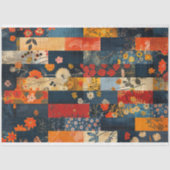 , roodbruine textuur tissuepapier (Voorkant)