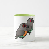 Roodbuik Parrot Pair Mok (Midden)