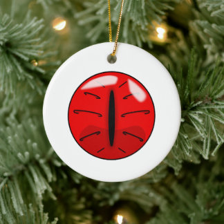 Rooddemon Cat Eye Ceramic Ornament