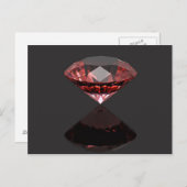 Rooddiamantruid Briefkaart (Voorkant / Achterkant)