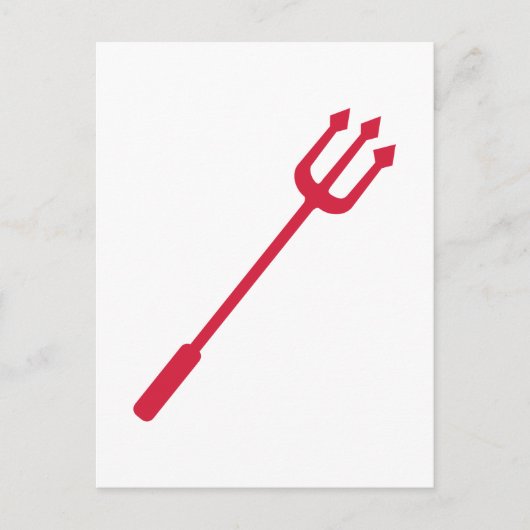 Roodduivel Briefkaart (Voorkant)