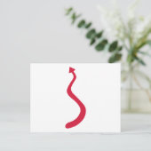 Roodduivel Briefkaart (Staand voorkant)