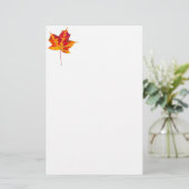 Roodesdoornblad Briefpapier (Staand voorkant)