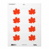 Roodesdoornblad Etiket (Full Sheet)
