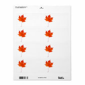 Roodesdoornblad Etiket (Full Sheet)