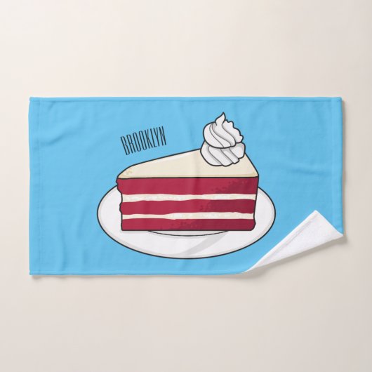 Roodfluwelen cartoon bad handdoek (Handdoek)