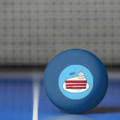 Roodfluwelen cartoon pingpongballen (Net)