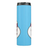 Roodfluwelen cartoon thermosbeker (Achterkant)