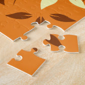 Roodgebluste knollen op gestileerde tak legpuzzel (Zijkant)