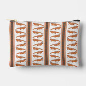 Roodgevlekte Newt Stripe Zipper Pouch Etui (Voorkant)