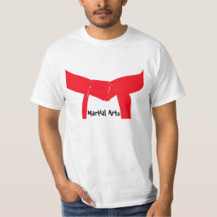 Roodgordel voor krijgskunst t-shirt