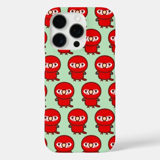Roodgroene ara Case-Mate iPhone case (Achterkant)