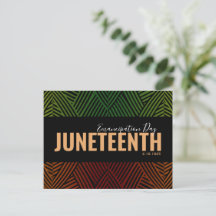 Roodgroene Bevrijdingsdag 19 juni JUNETEENTH