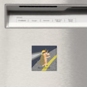 Roodhals Armadillo Magnet Magneet (Insitu (Vaatwasser))