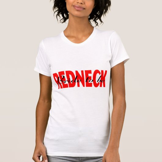 Roodhalsbride om te worden t-shirt (Voorkant)