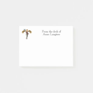 Roodharig Steampunk Drakenmeisje Post-it® Notes
