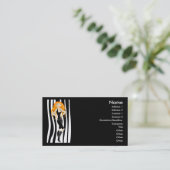 roodharig visitekaartje (Staand voorkant)