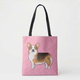 Roodharige Driekleurige Pembroke Welsh Corgi Liefd Draagtas