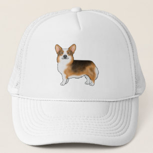 Roodharige driekleurige Pembroke Welsh Corgi Schat Trucker Pet