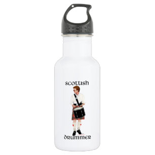 Roodharige Schotse Drummer Waterfles