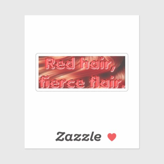 Roodharige Sticker 2 (Vel)