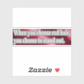 Roodharige Sticker 3 (Vel)