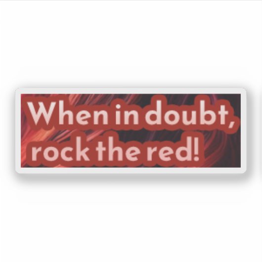 Roodharige Sticker 4 (Voorkant)