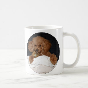 Roodharige Toy Poodle Mok - Met Teddybeer