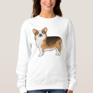 Roodharige Tricolor Pembroke Welsh Corgi Schattige Trui
