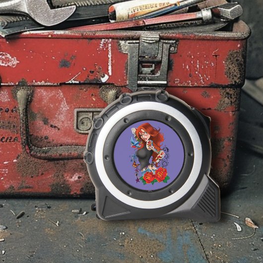 Roodharige Vrouw Tattoos Rolmaat