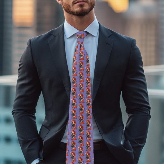 Roodharige Vrouw Tattoos Stropdas