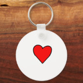 roodhars sleutelhanger (Voorkant)