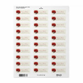 Roodhartsriet Etiket (Full Sheet)