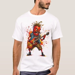 Roodhete Mr Chili Rockster T-shirt