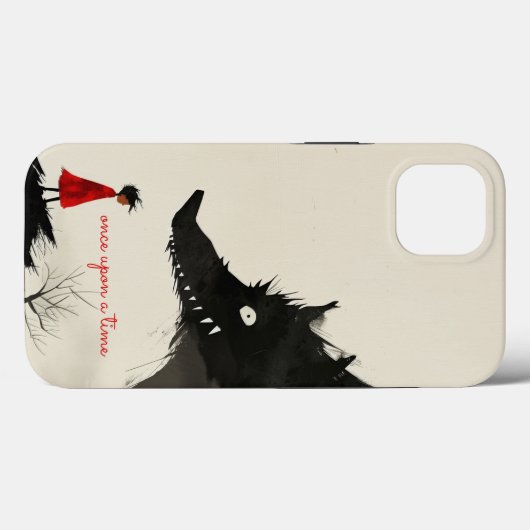 Roodkapje & de boze wolf Case-Mate iPhone case (Achterkant (horizontaal))