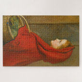Roodkapje (door John Everett Millais) Legpuzzel (Horizontaal)