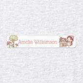 Roodkapje Kleuterschool Peuterspeelzaal Labels (Design 2)