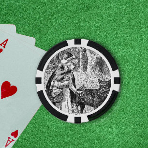 Roodkapje Wolf in Bossen Poker Chips
