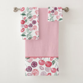 Roodkerbes, stijlvol, badhanddoekje bad handdoek